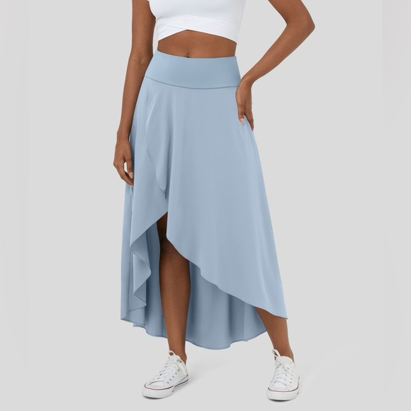 HALARA Skirts Nwot Halara Breezeful High Waisted High Low 2in Flowy